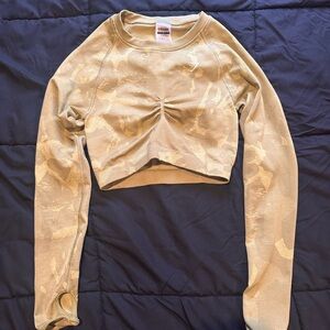 Adapt Camo Seamless Long Sleeve Crop Top